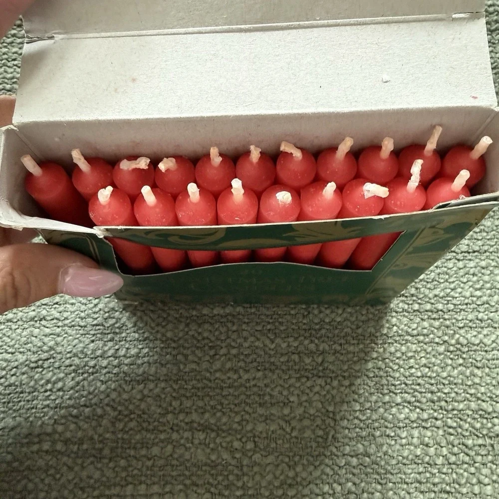 Pier 1 Imports Christmas Tree Candles 19 Candles In Box